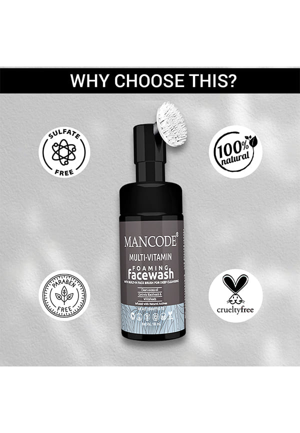 Multi Vitamin Foaming Face Wash with Bult-in Face Brush – thumbnail 7