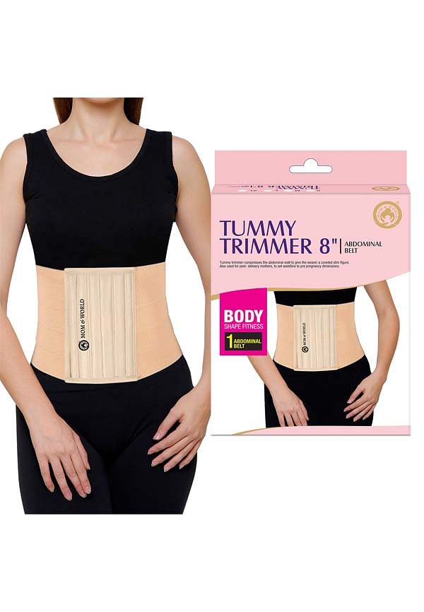 Tummy Trimmer 8 Abdominal Belt, Body Shaper Belt - Large Size