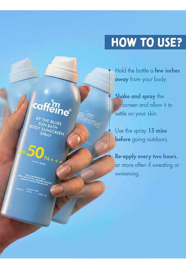 By the Blues Sun Bath Body Sunscreen Spray SPF 50 PA+++ – thumbnail 3