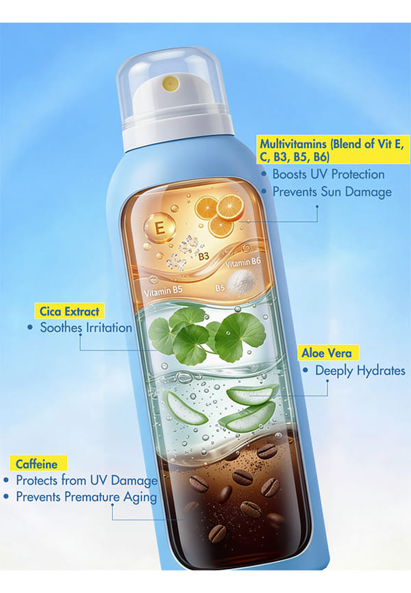 By the Blues Sun Bath Body Sunscreen Spray SPF 50 PA+++ – thumbnail 4