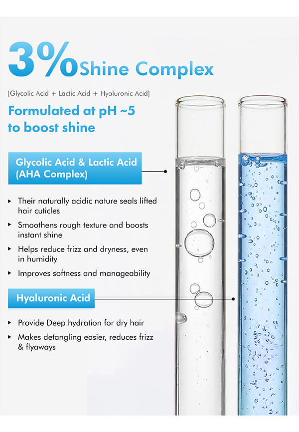 High Shine Glossing Shampoo with 3% Shine Complex - With Glycolic Acid & Hyaluronic Acid for Smooth, Frizz-Free Hair + Guava Tini De-Tan Body Wash |Reduces dark spots & evens skin – thumbnail 3