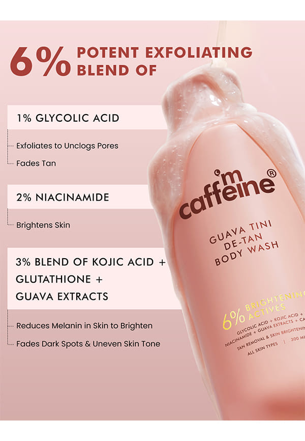 High Shine Glossing Shampoo with 3% Shine Complex - With Glycolic Acid & Hyaluronic Acid for Smooth, Frizz-Free Hair + Guava Tini De-Tan Body Wash |Reduces dark spots & evens skin – thumbnail 5