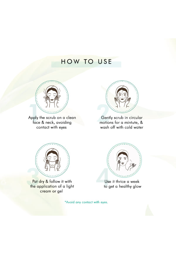 Green Tea Face Scrub with Vitamin C & Hyaluronic Acid – thumbnail 4