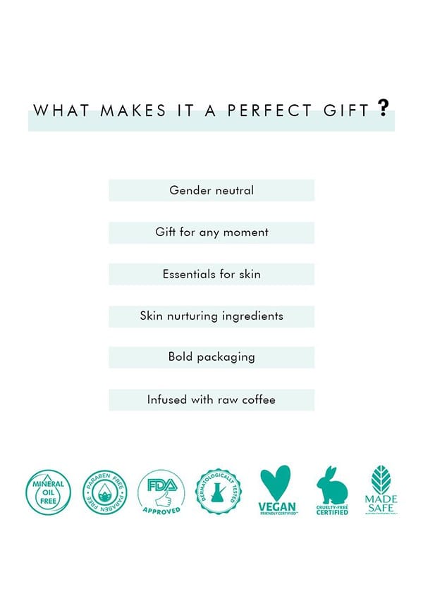 Coffee De-Stress Gift Set With Coffee Body Scrub, Body Oil & Massager – thumbnail 4