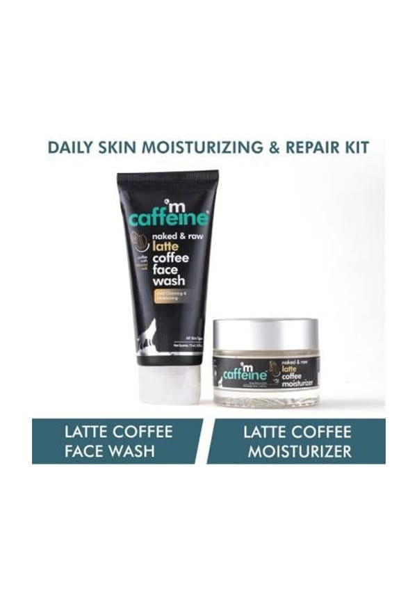 Daily Skin Moisturizing & Repair Latte Coffee Kit with Face Wash & Moisturizer