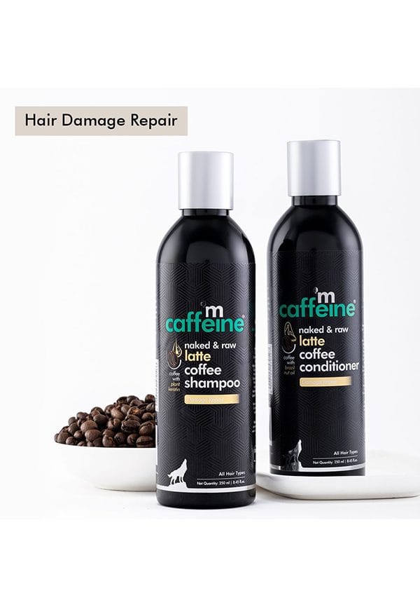 Damage Repair Latte Coffee Shampoo & Hair Conditioner Combo
