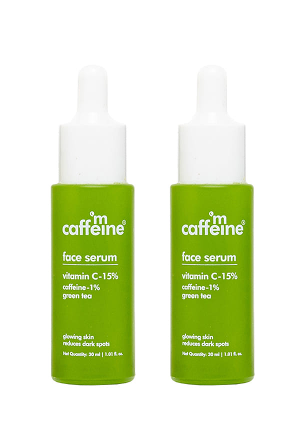 Green Tea & 15% Vitamin C Face Serum for Glowing Skin