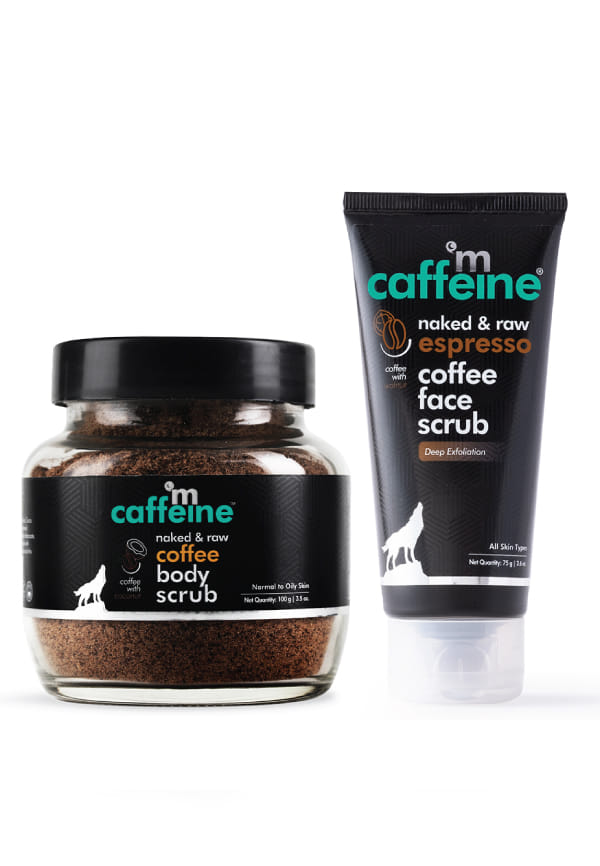 Coffee Body Scrub & Espresso Coffee Face Scrub Duo