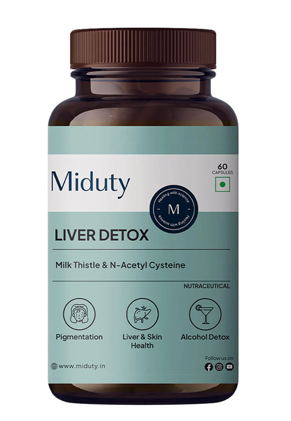 Liver Detox - Milk Thistle with NAC 900mg for Fatty Liver