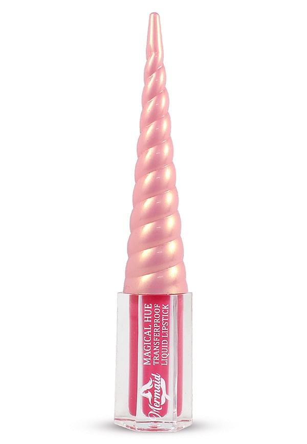 Magical Hue Transferproof Liquid Matte Lipstick Party Pink Comfortable - Smudge Proof