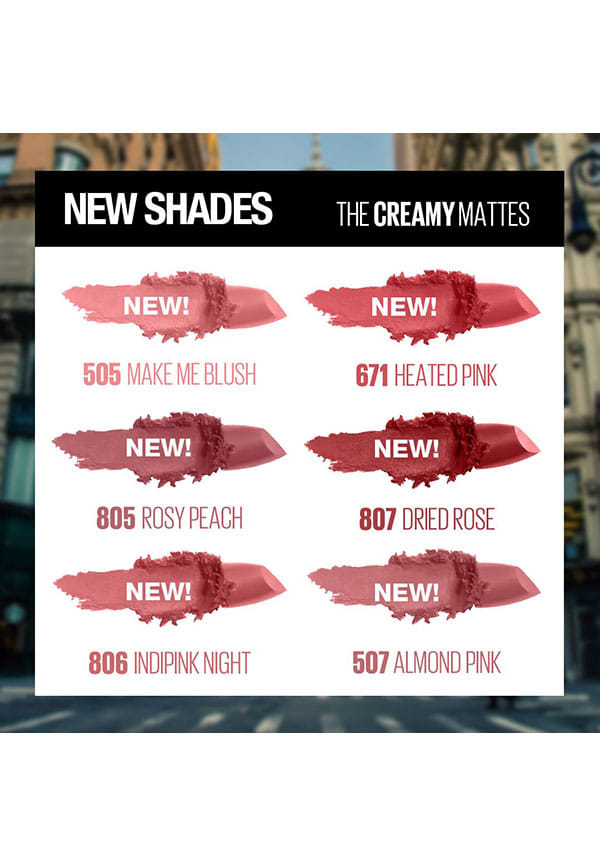 Color Sensational Inti-Matte Nude Lipstick – thumbnail 7