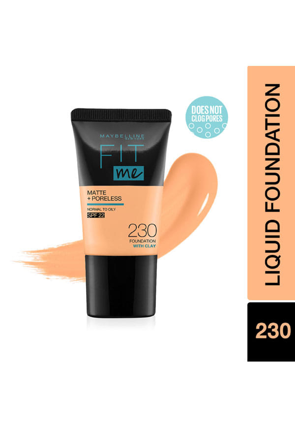 Fit Me Matte+Poreless Liquid Foundation Tube – thumbnail 3