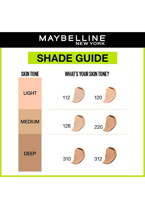 Maybelline New York Foundation, Superstay 24 Hour Longlasting Foundation,  Lightweight Feel, Water and Transfer Resistant, 30 ml, Shade: 10, Ivory