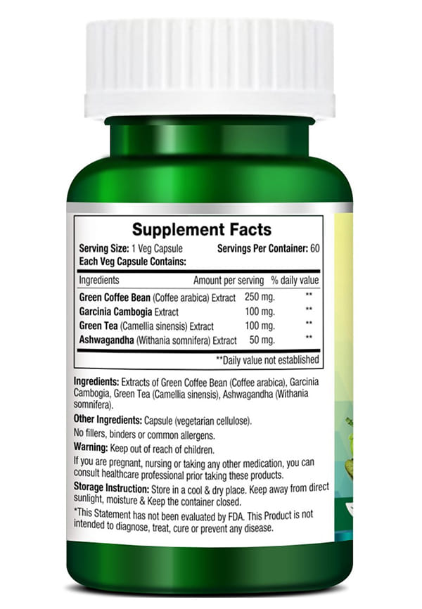 Green Coffee+ (Garcinia + Green Coffee + Green Tea) – thumbnail 2