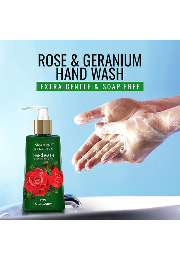 Remedies Hand Wash Rose & Geranium, Anti Bacterial – thumbnail 6