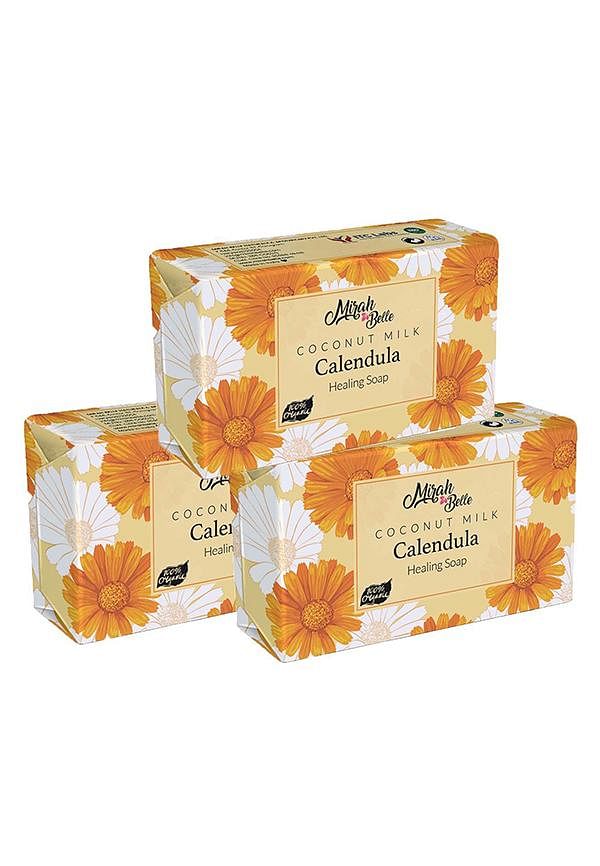 Organic Coconut Milk, Calendula Healing Soap Bar