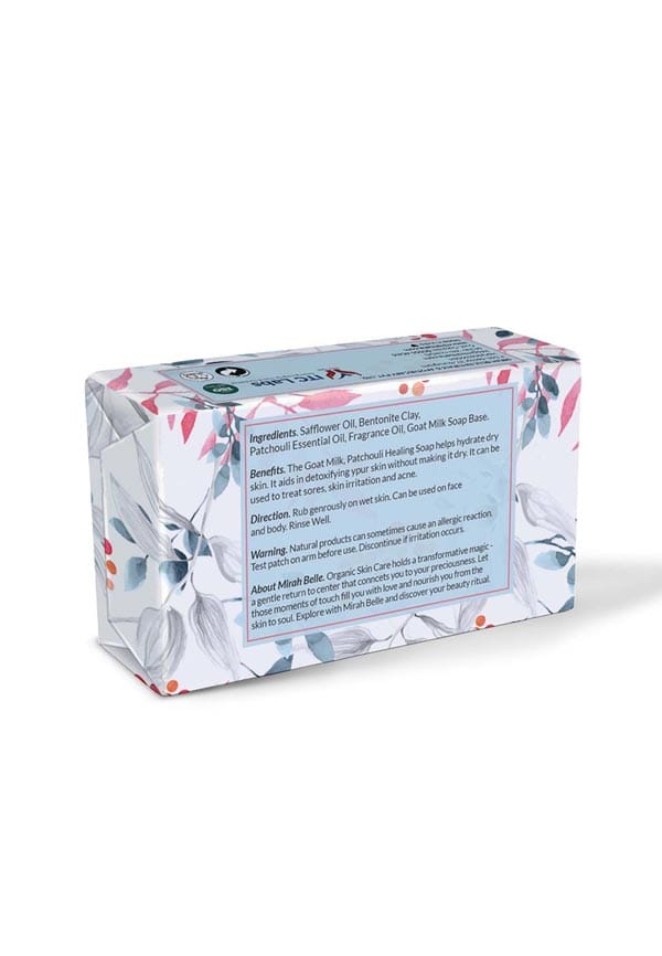 Organic Goat Milk, Patchouli Healing Soap Bar – thumbnail 2