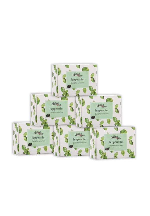 Organic Peppermint Cool And Refreshing Soap Bar