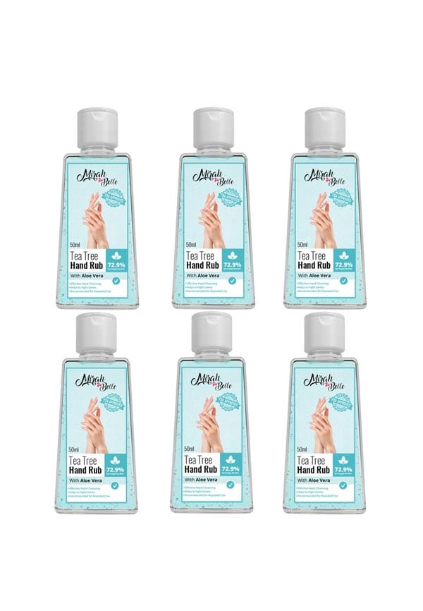 Tea Tree - Aloe Vera Hand Rub Sanitizer