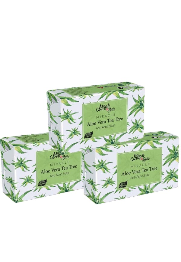 Organic Aloe Vera - Tea Tree Anti Acne Soap Bar