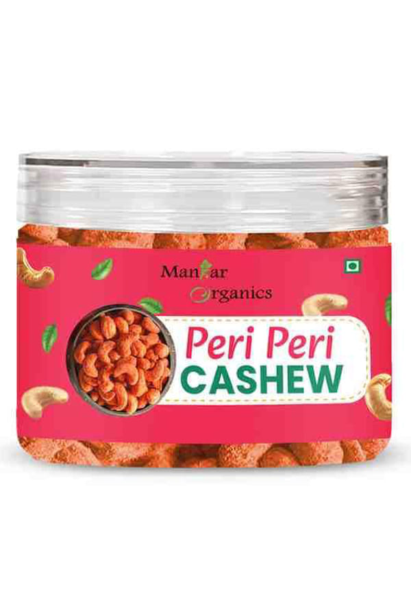 Peri Peri Cashews – Spicy & Crispy Roasted Cashews | Gourmet Snack | High Protein & Fiber