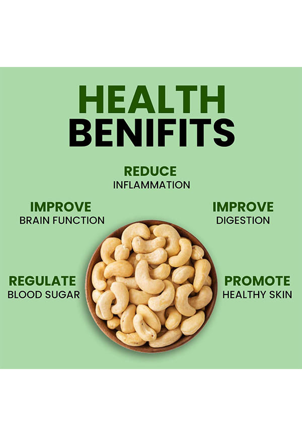 Pure Whole Cashew (Kaju) | Premium Nuts & Dry Fruits | Rich in Fibre, Vitamin E, K, B6 | Boost Immunity – thumbnail 3