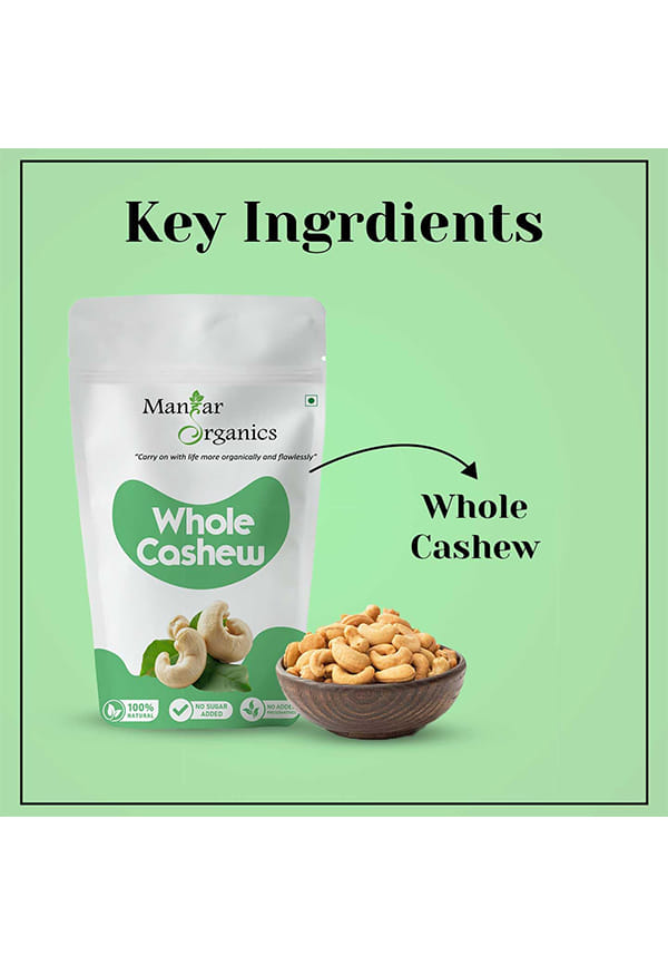 Pure Whole Cashew (Kaju) | Premium Nuts & Dry Fruits | Rich in Fibre, Vitamin E, K, B6 | Boost Immunity – thumbnail 4