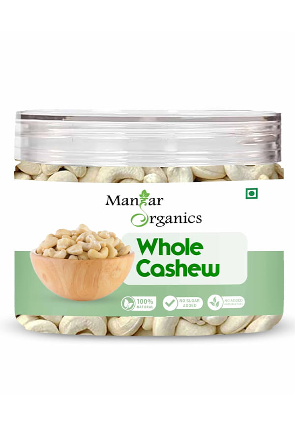 Pure Whole Cashew (Kaju) | Premium Nuts & Dry Fruits | Rich in Fibre, Vitamin E, K, B6 | Boost Immunity Pure Whole Cashew (Kaju) | Premium Nuts & Dry Fruits | Rich in Fibre, Vitamin E, K, B6 | Boost Immunity