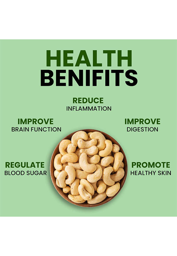 Pure Whole Cashew (Kaju) | Premium Nuts & Dry Fruits | Rich in Fibre, Vitamin E, K, B6 | Boost Immunity – thumbnail 3