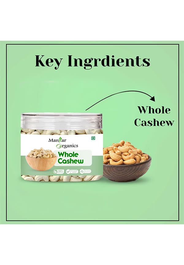 Pure Whole Cashew (Kaju) | Premium Nuts & Dry Fruits | Rich in Fibre, Vitamin E, K, B6 | Boost Immunity – thumbnail 4
