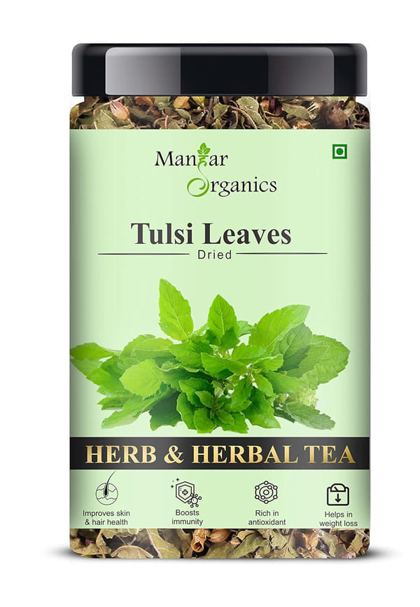 Tulsi Leaves 120gm Jar Tulsi Leaves 120gm Jar