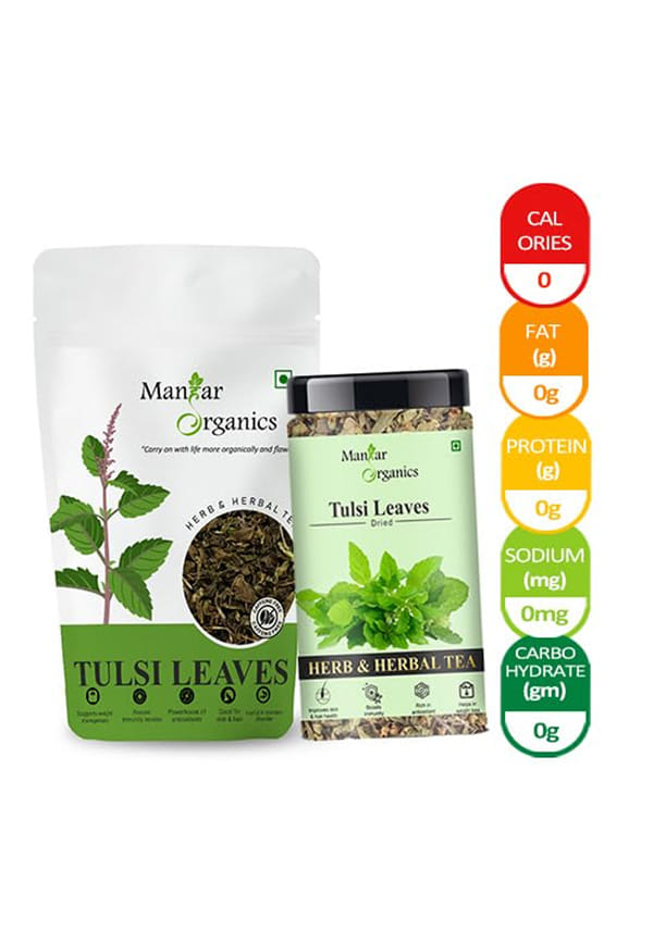 Tulsi Leaves 120gm Jar – thumbnail 3
