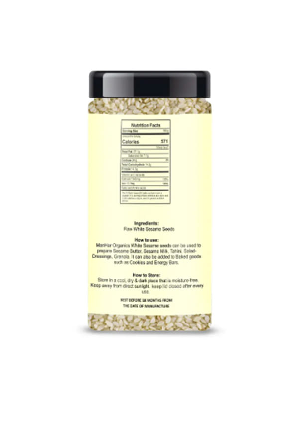 White Sesame Seeds 150gm Jar – thumbnail 2
