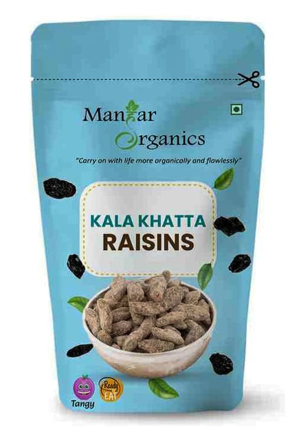 Kala Khatta Flavored Raisins – Tangy & Sweet Snack | Naturally Delicious