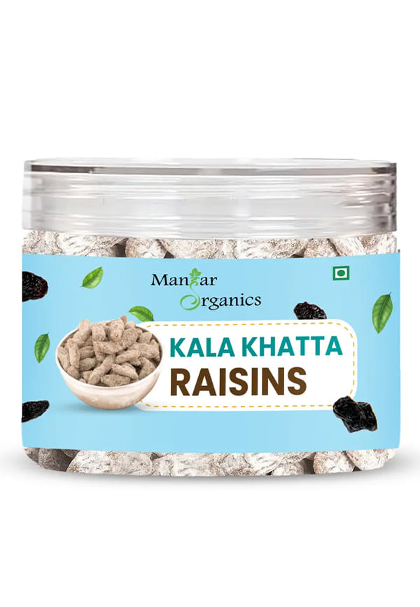 Kala Khatta Flavored Raisins – Tangy & Sweet Snack | Naturally Delicious