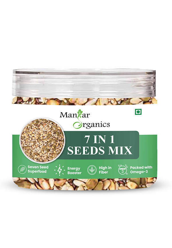 7 in 1 Seeds Mix | Seven Seed Superfood | Seeds for Eating | Packed with Omega-3, High in Fibre