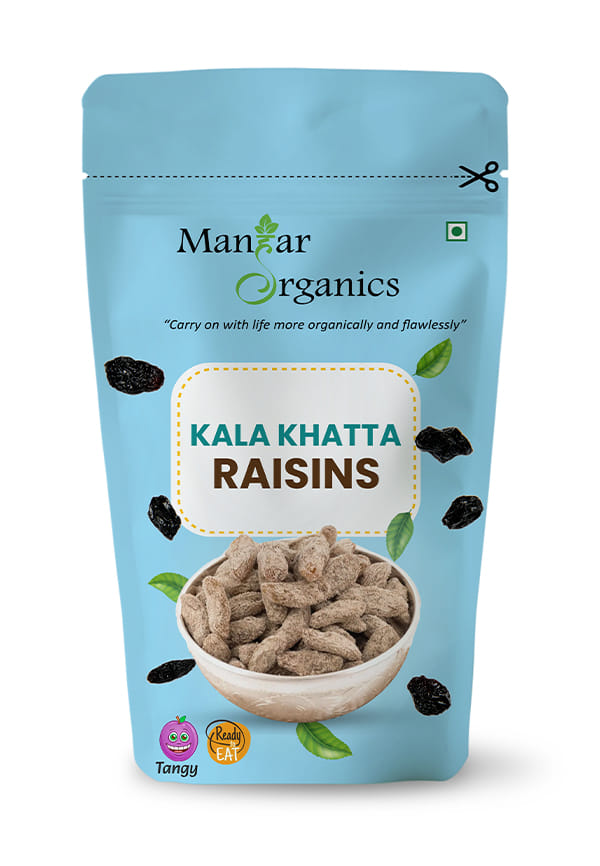 Kala Khatta Flavored Raisins – Tangy & Sweet Snack | Naturally Delicious