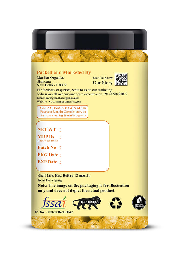 Cheese Makhana/Foxnut Jar | Superfood Snack, Highly Nutritious | Healthy & Crispy Puffed Snacks Lotus Seeds for Eating – thumbnail 2