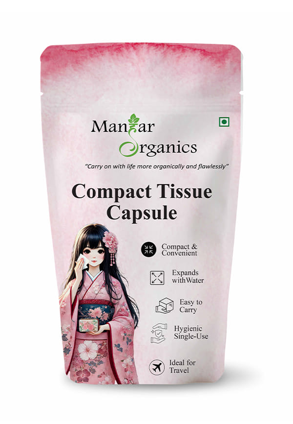 Compact Tissue Capsule | Expands with Water, Easy to Carry | Outdoor Travel Portable Compressed Tissue