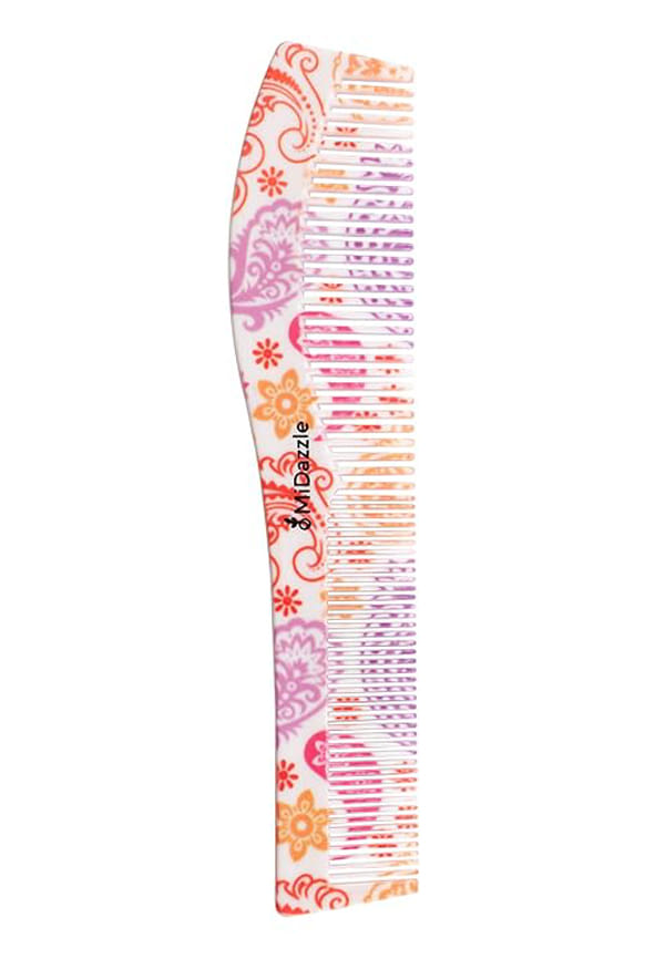 Floral Comb Shampoo Handle-6D