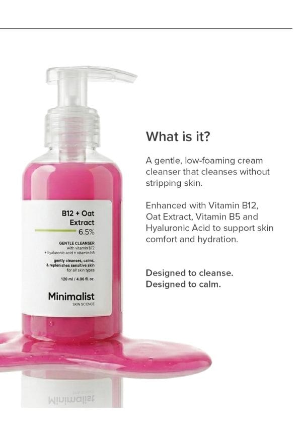 6% Oat Extract Gentle Cleanser With Hyaluronic Acid For Sensitive Skin – thumbnail 3