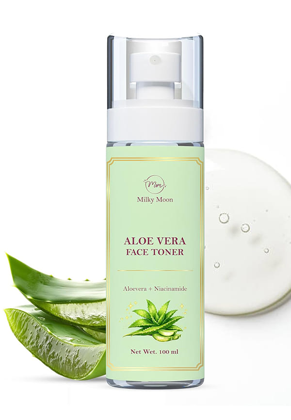 Aloe Vera Cooling & Hydrating Face Toner | Size: 100ml By Milky moon