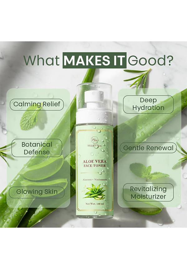 Aloe Vera Cooling & Hydrating Face Toner – thumbnail 3