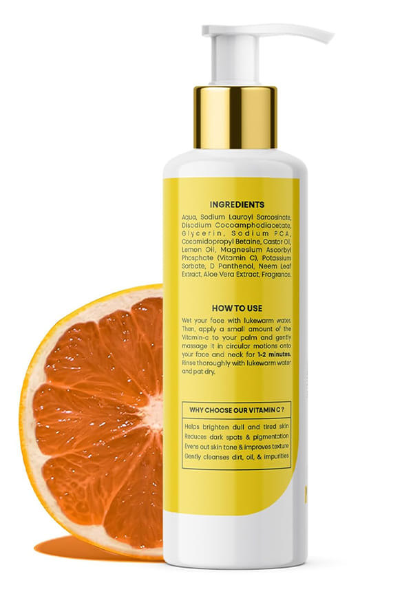Vitamin C Face Wash, Brightening & Evening Skin Tone – thumbnail 2