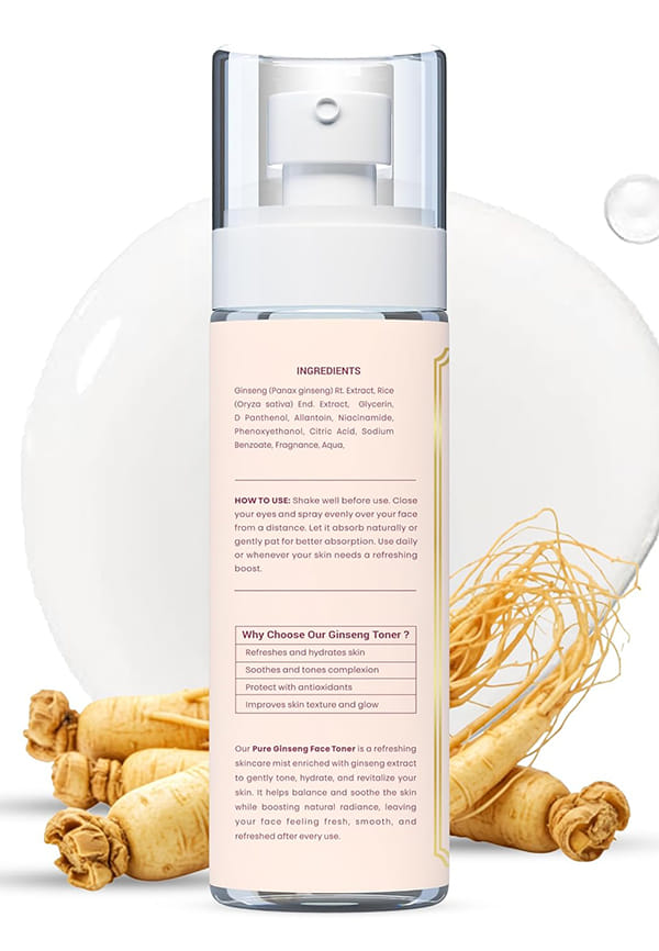Ginseng Toner For Glowing Skin Korean – thumbnail 2