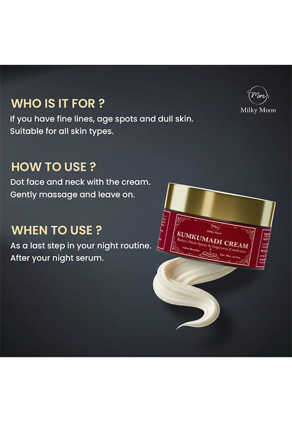 Kumkumadi Night Cream for Pigmentation & Dark Spots – thumbnail 4