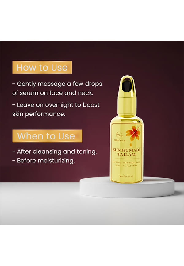 Kumkumadi Tailam For Pigmentation & Wrinkles Face Oil – thumbnail 3