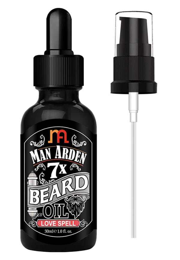 Man Arden 7X Beard Oil (Love Spell) - 7 Premium Oils Blend Supports Beard Growth & Nourishment Man Arden 7X Beard Oil (Love Spell) - 7 Premium Oils Blend Supports Beard Growth & Nourishment