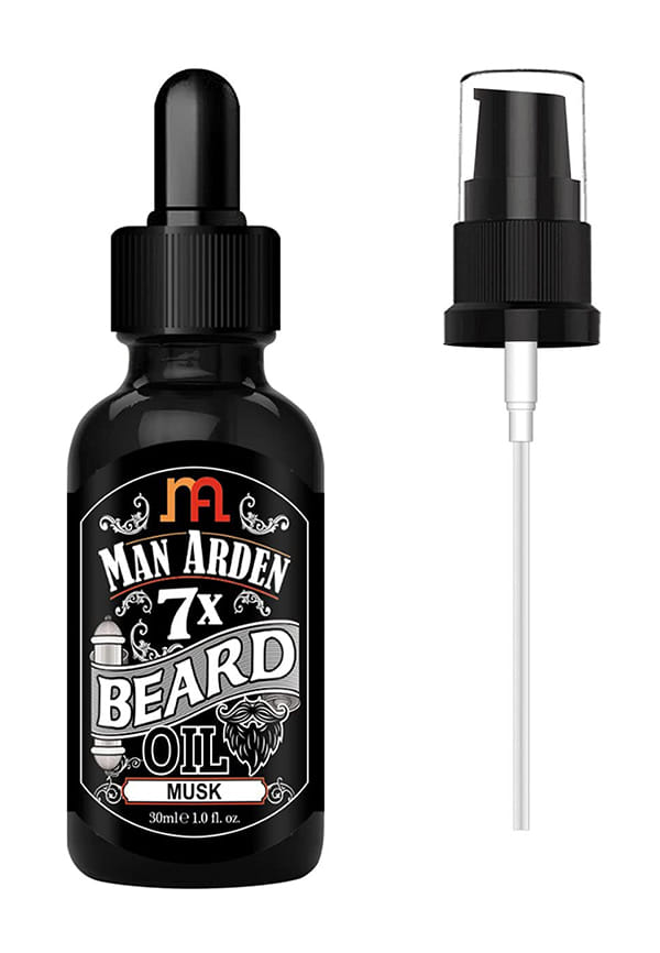 Man Arden 7X Beard Oil (Musk) - 7 Premium Oils Supports Beard Growth & Nourishment Man Arden 7X Beard Oil (Musk) - 7 Premium Oils Supports Beard Growth & Nourishment