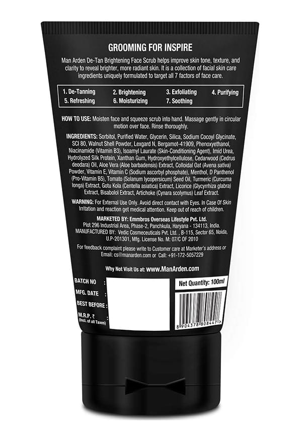 De Tan Brightening Face Scrub – thumbnail 2